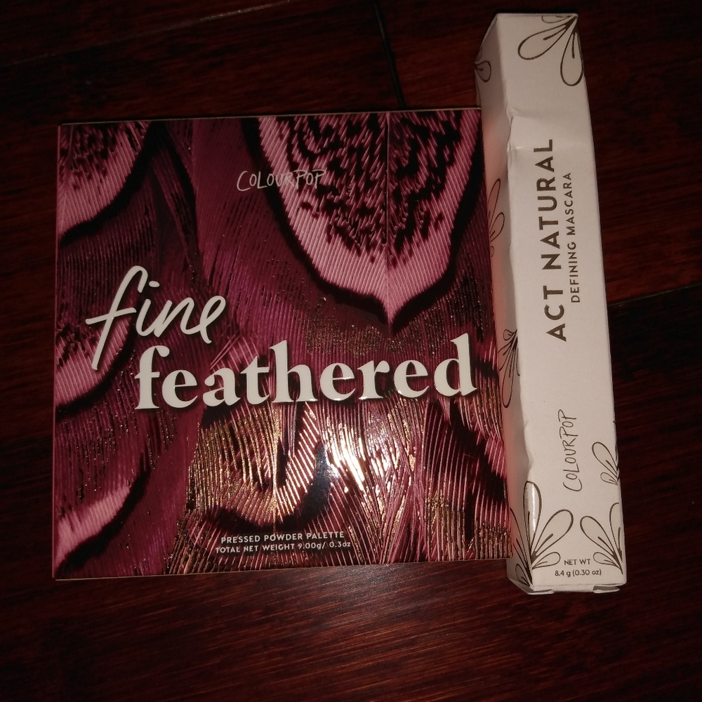 New Colourpop Fine Feathered Palette and Act Natural Mascara